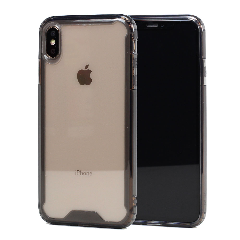 iPHONE Xr Clear Armor Hybrid Transparent Case (Smoke)